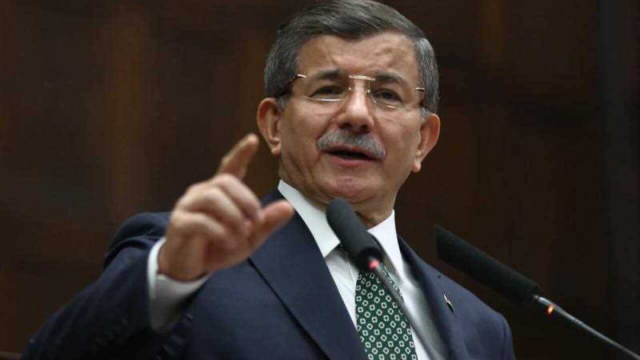 Turkish Prime Minister Ahmet Davutoglu