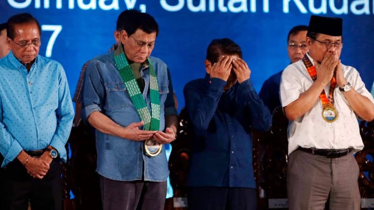 during the Bangsamoro general assembly Sultan Kudarat, Maguindanao province, 27 November 2017.