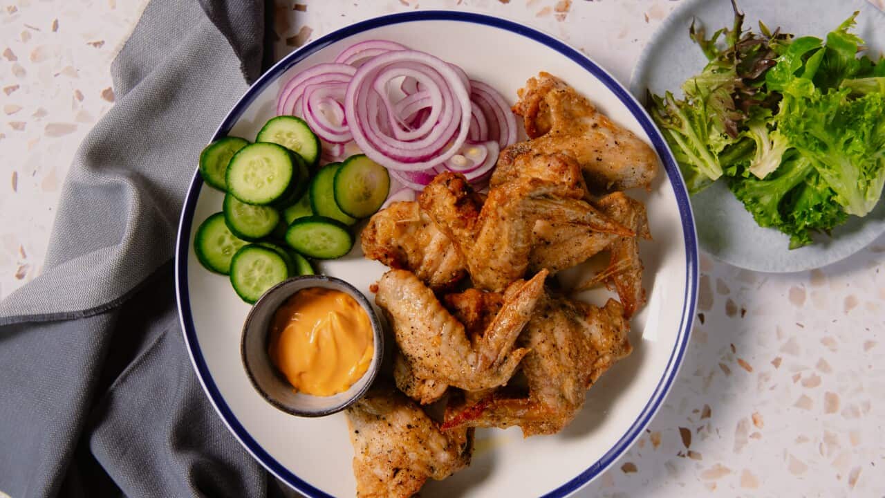 Crispy salt & pepper chicken wings
