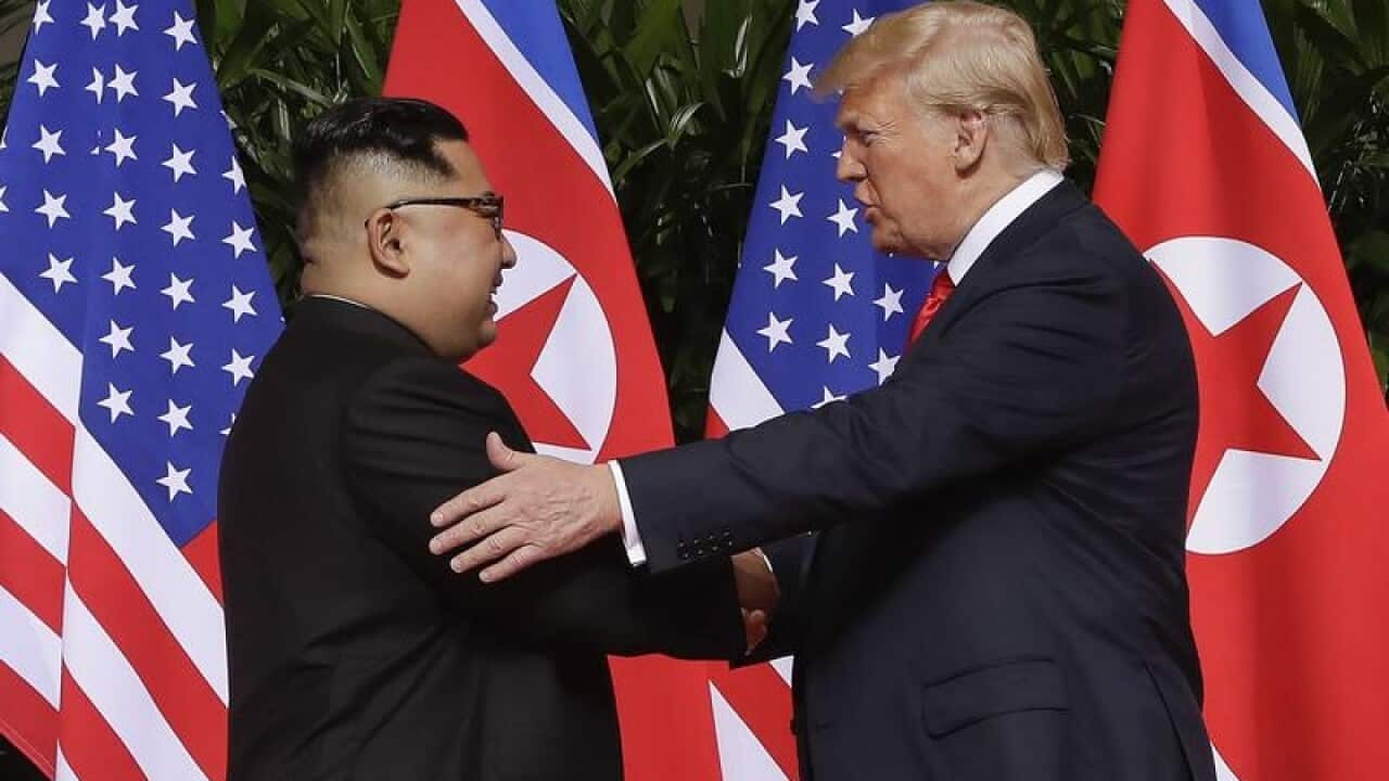 Kim Jong-un and Donald Trump