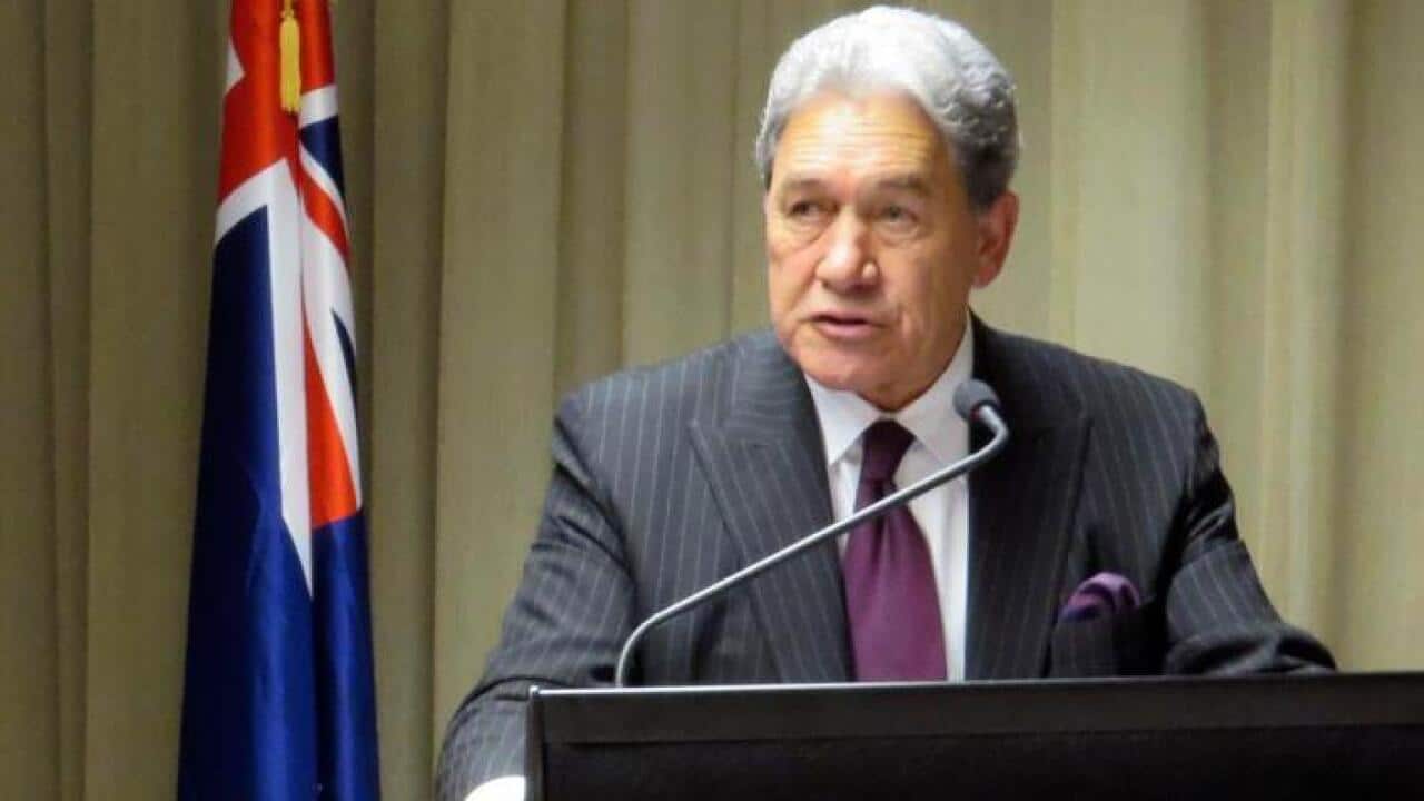 New Zealand deputy prime minister Winston Peters