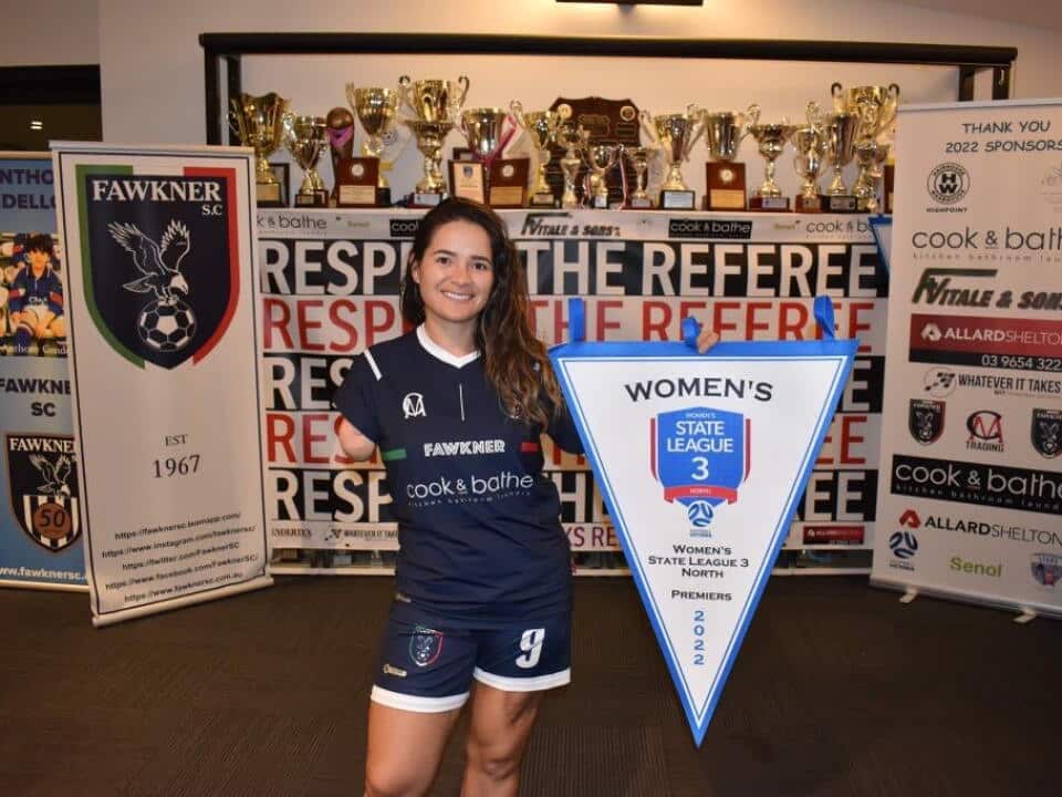 Sahily Carrero en el Fawkner SC