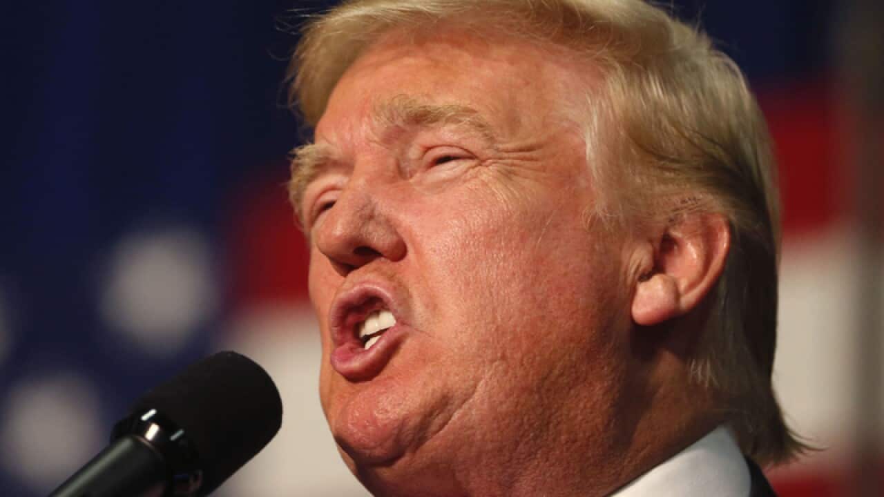 Republican presidential candidate Donald Trump
