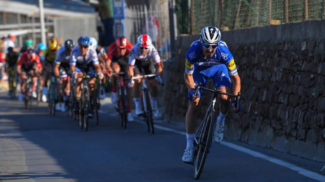 Il francese Julian Alaphilippe ha vinto la Classicissima 2019.