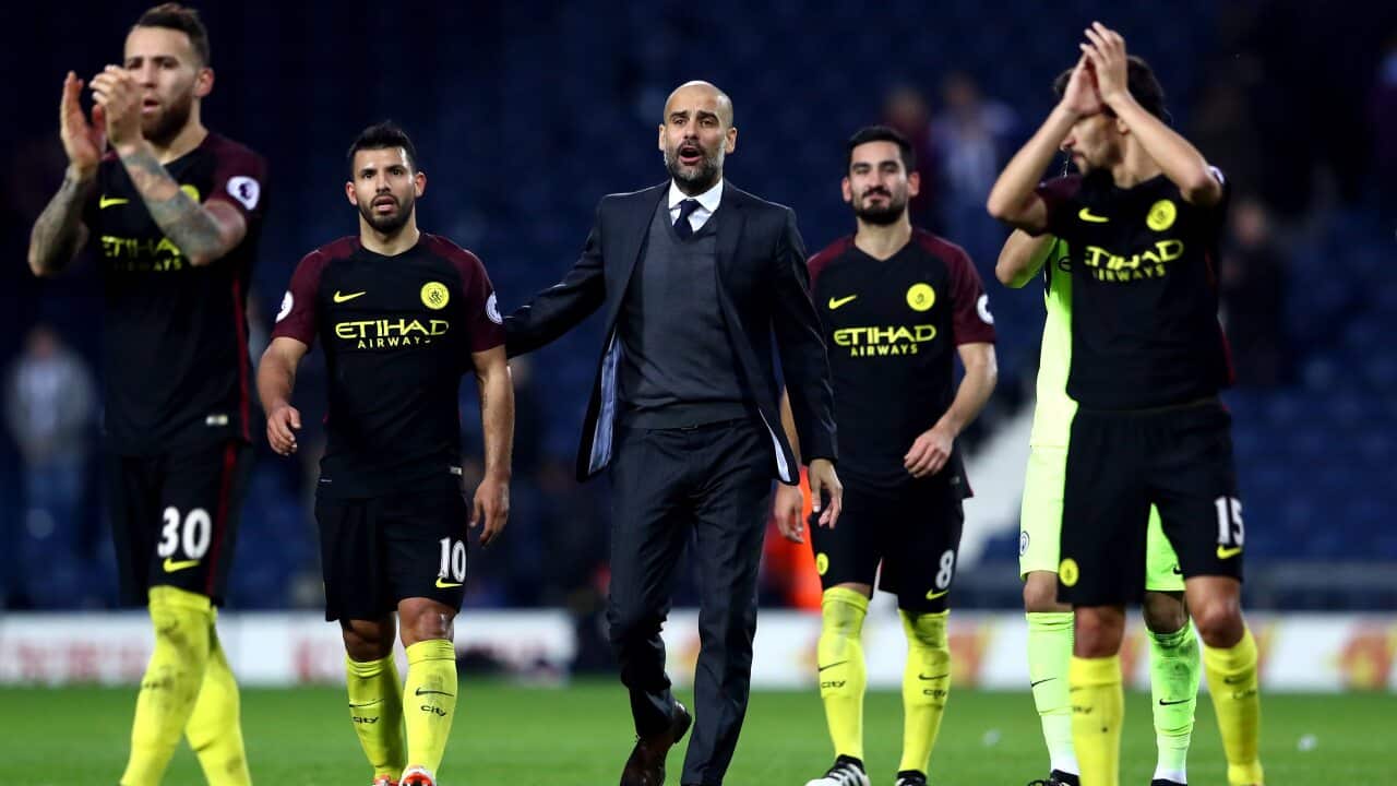 Manchester City players