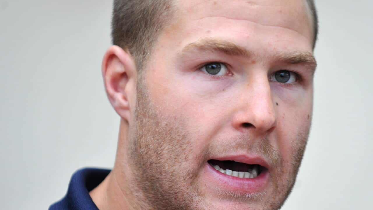 NSW Blues player Trent Merrin