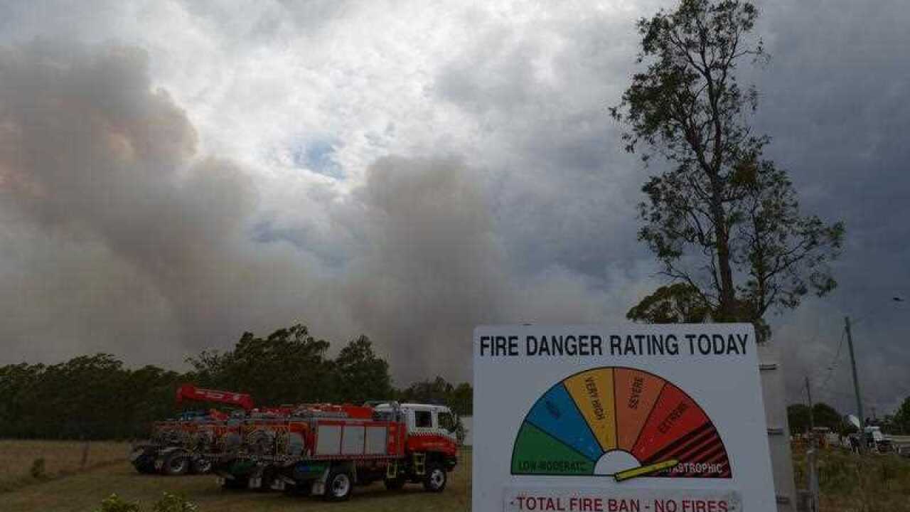 Catastrophic fire danger warning.