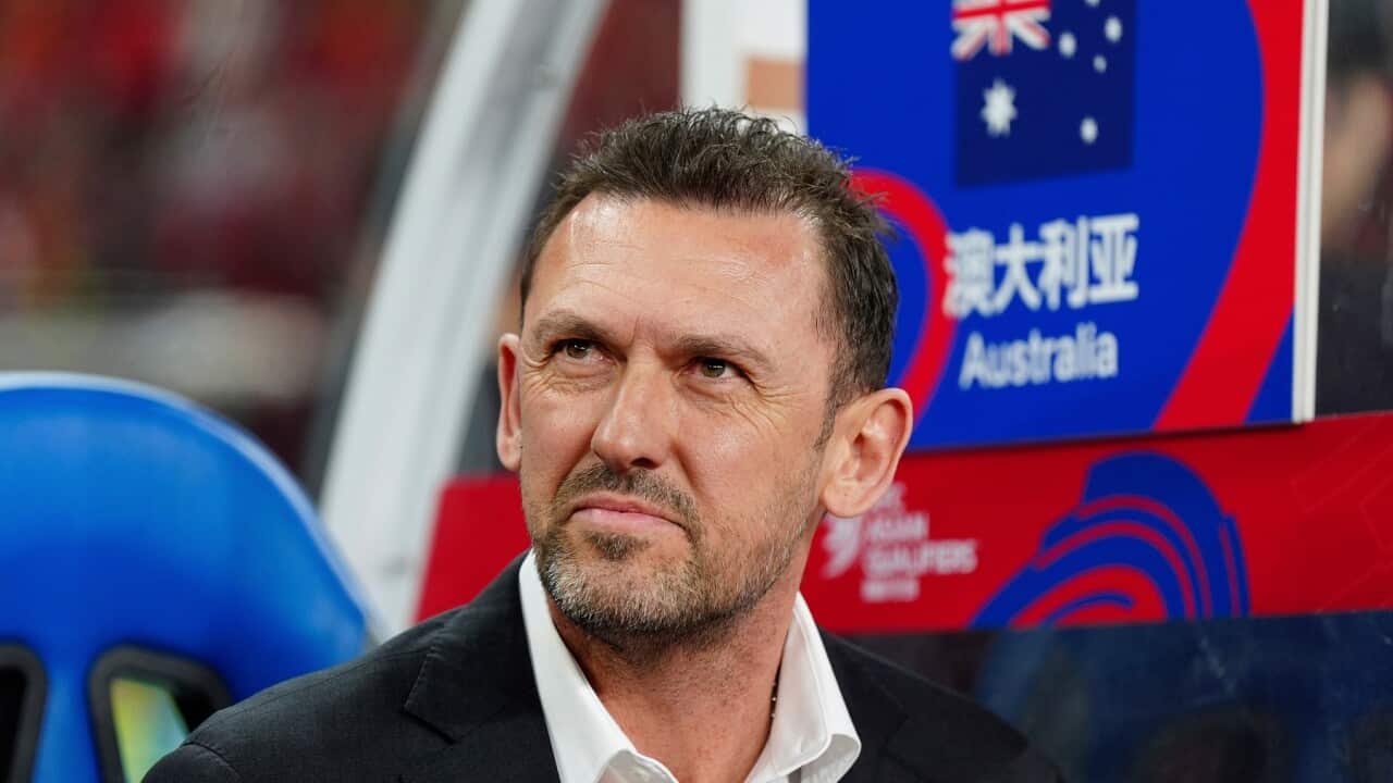 Australia's head coach Tony Popovic (AAP)