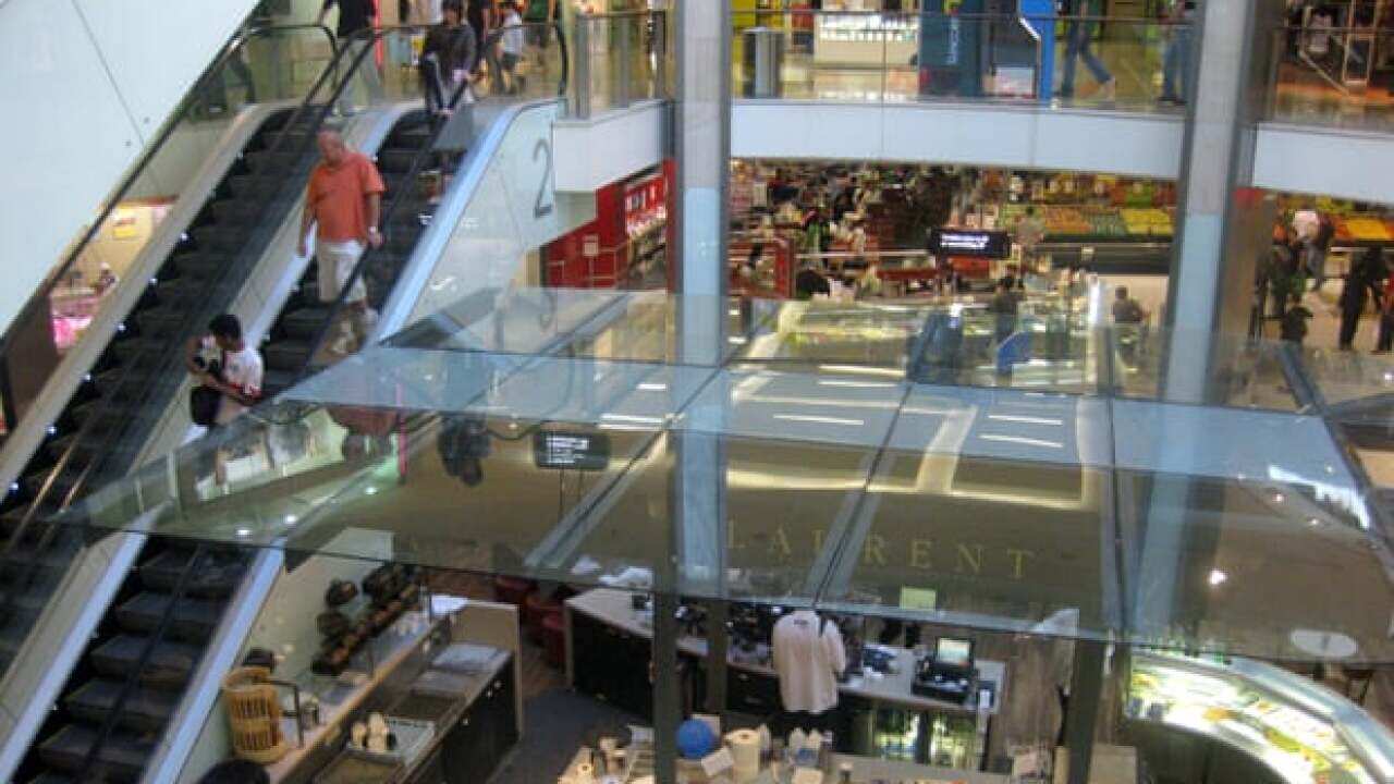 Shopping Mall at Westfield Bondi Junction