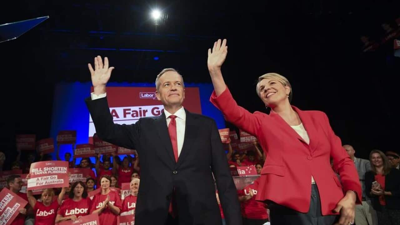 Opposition Leader Bill Shorten and Tanya Plibersek.