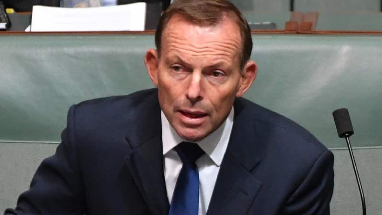 Former prime minister Tony Abbott.