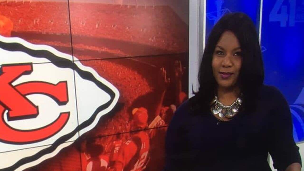 Lisa Cooper in the studio