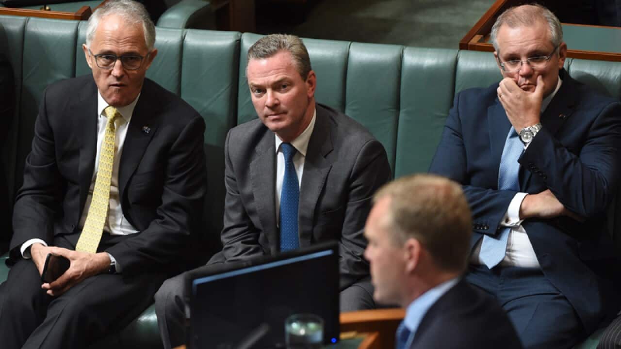 Malcolm Turnbull, Christopher Pyne, Scott Morrison