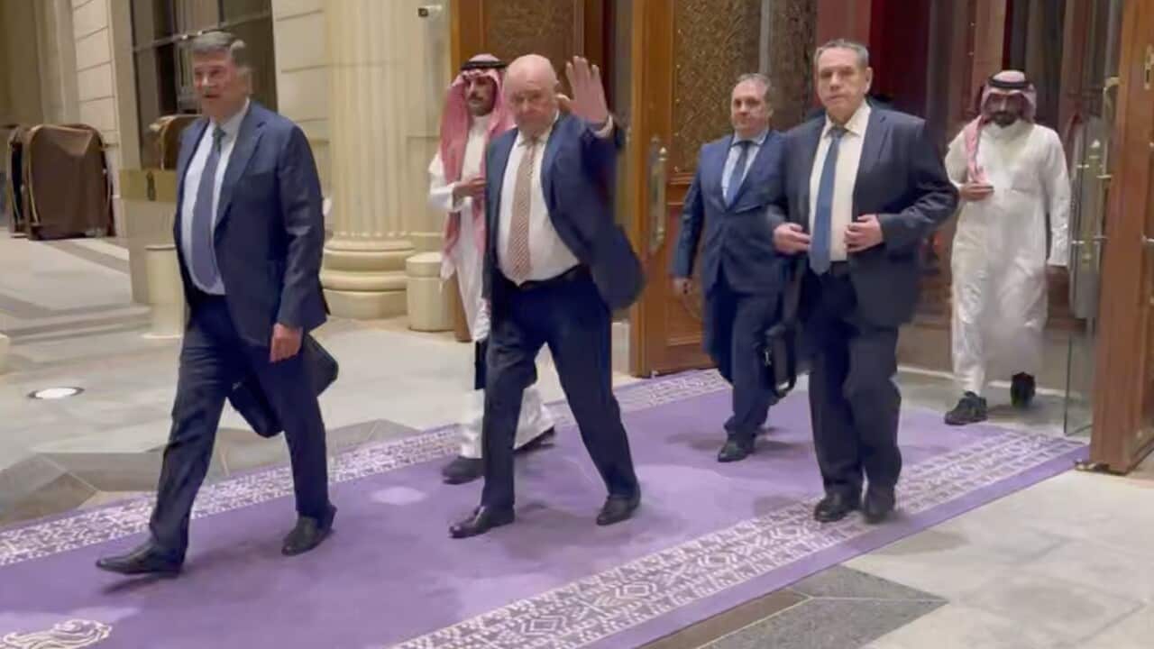 Talks between Russia and US about ending the conflict between Russia and Ukraine, in Riyadh