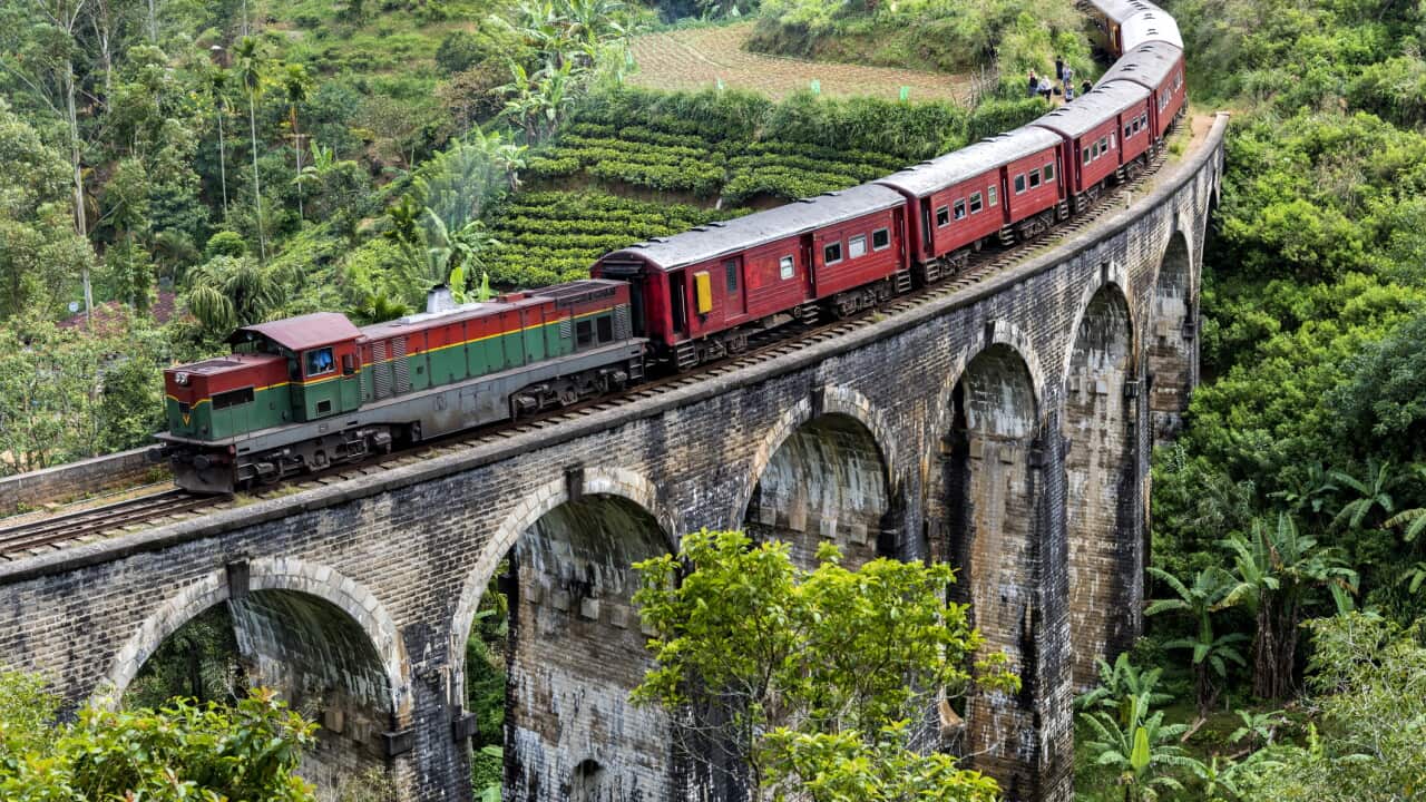 Nine arches bridge between Ella and Demodara, in the highlands of Sri Lanka