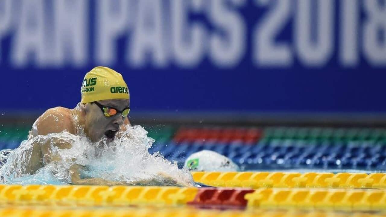 Australia's Mitch Larkin.