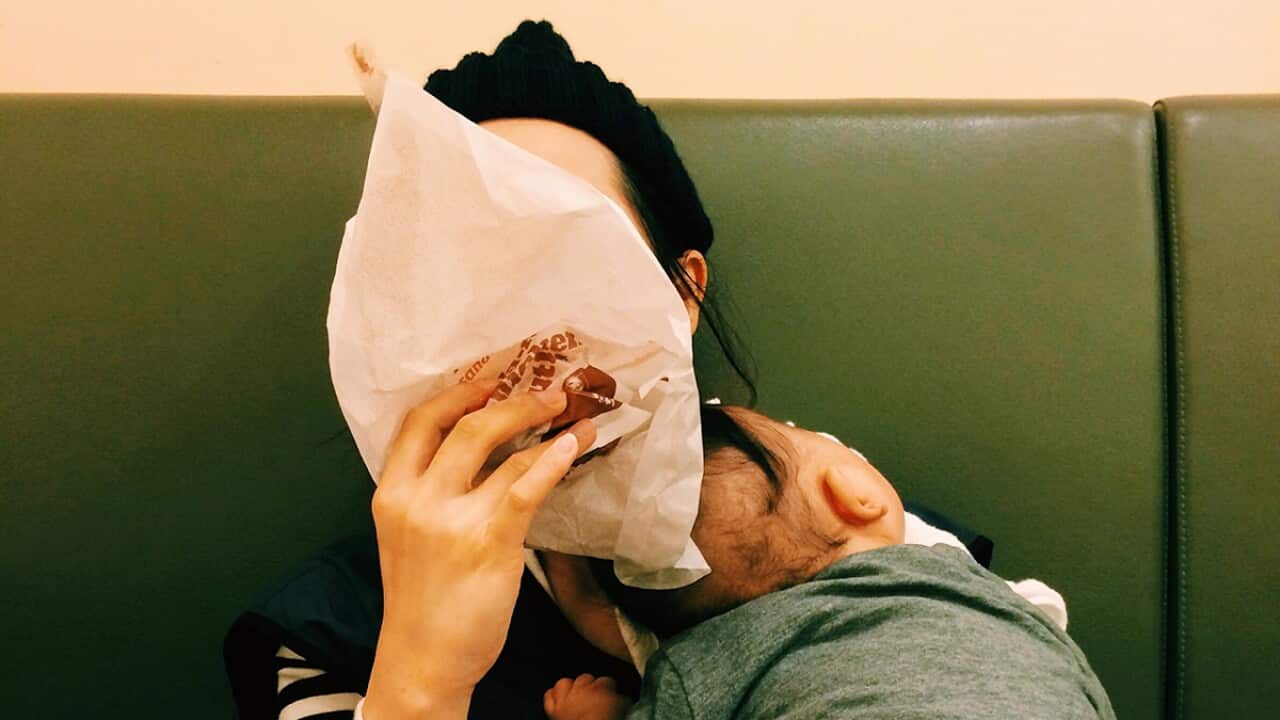 Kelly Eng hadn't counted on eating being one of the new challenges of motherhood