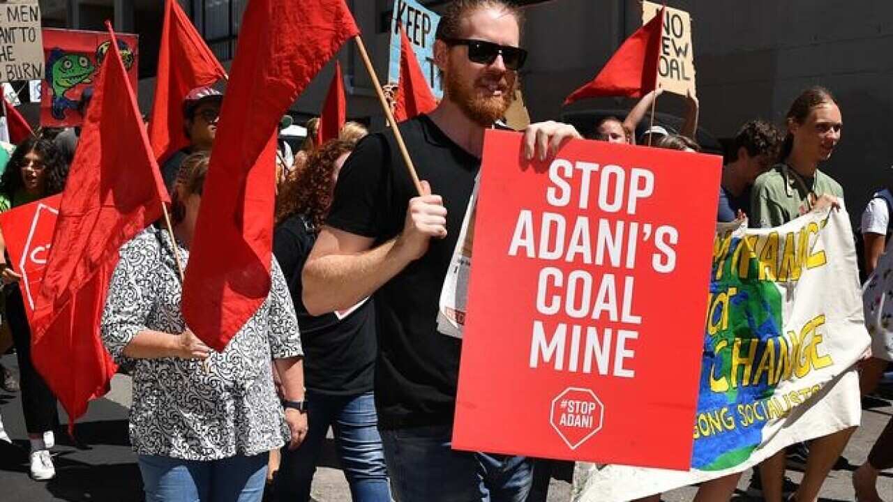 A Stop Adani rally.