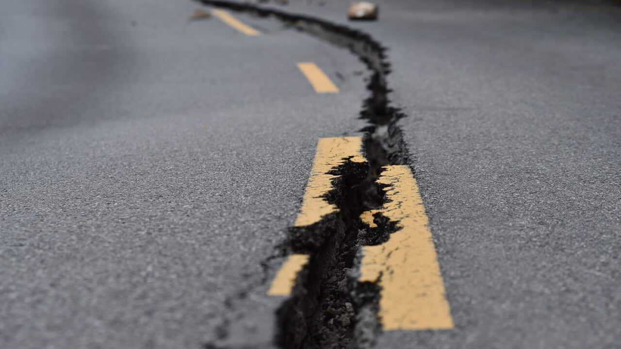 Damage from a previous 7.0 magnitude quake in China's Sichuan province in 2017.