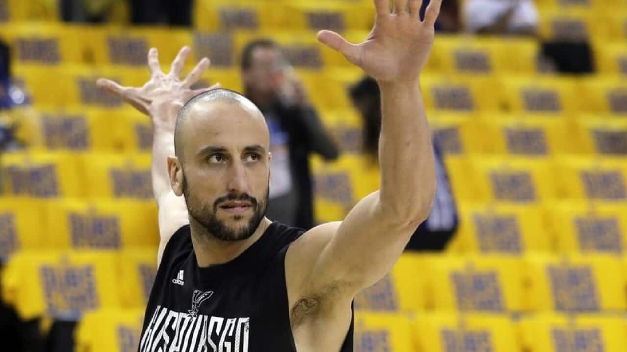 San Antonio Spurs' Manu Ginobili