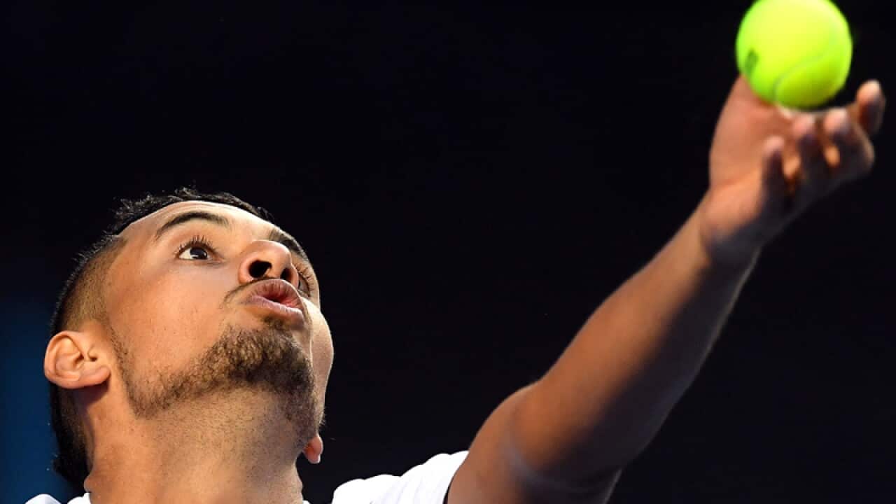 Nick Kyrgios of Australia