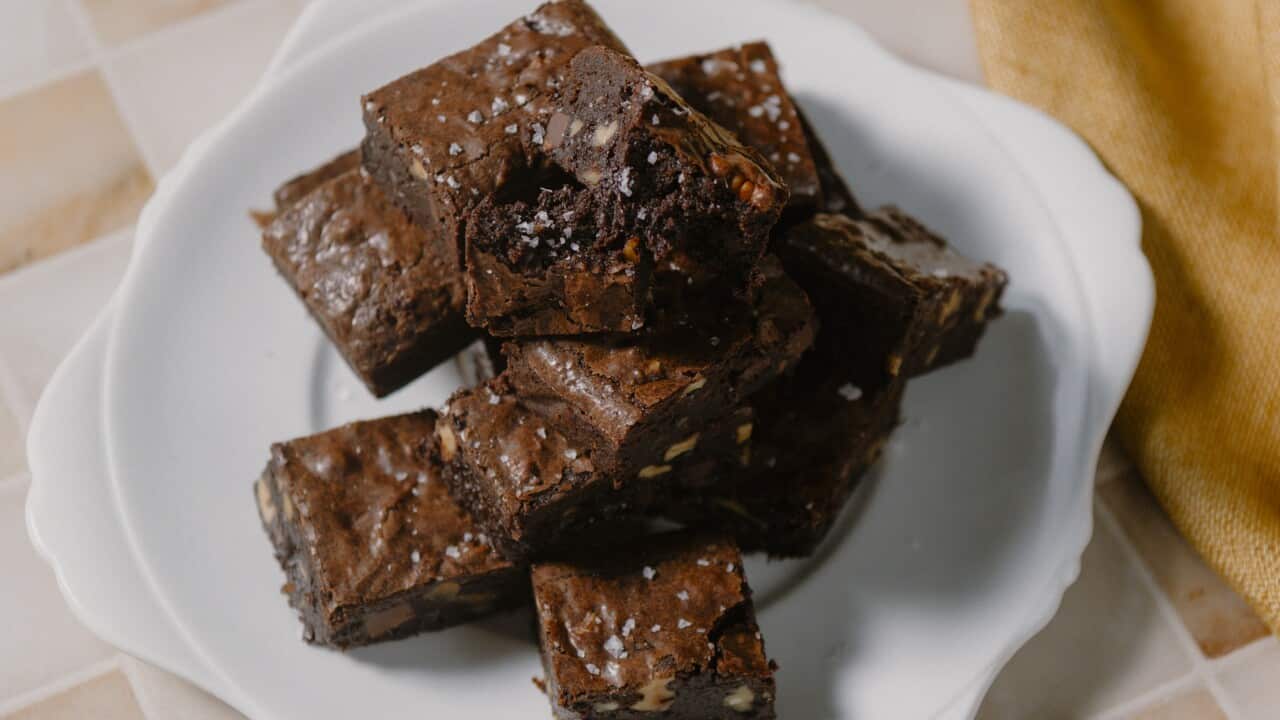 Chewy chocolate brownies