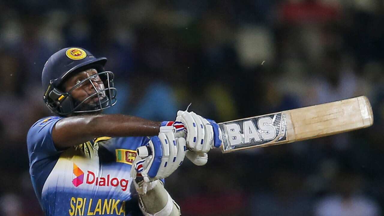 Sri Lanka's Angelo Mathews