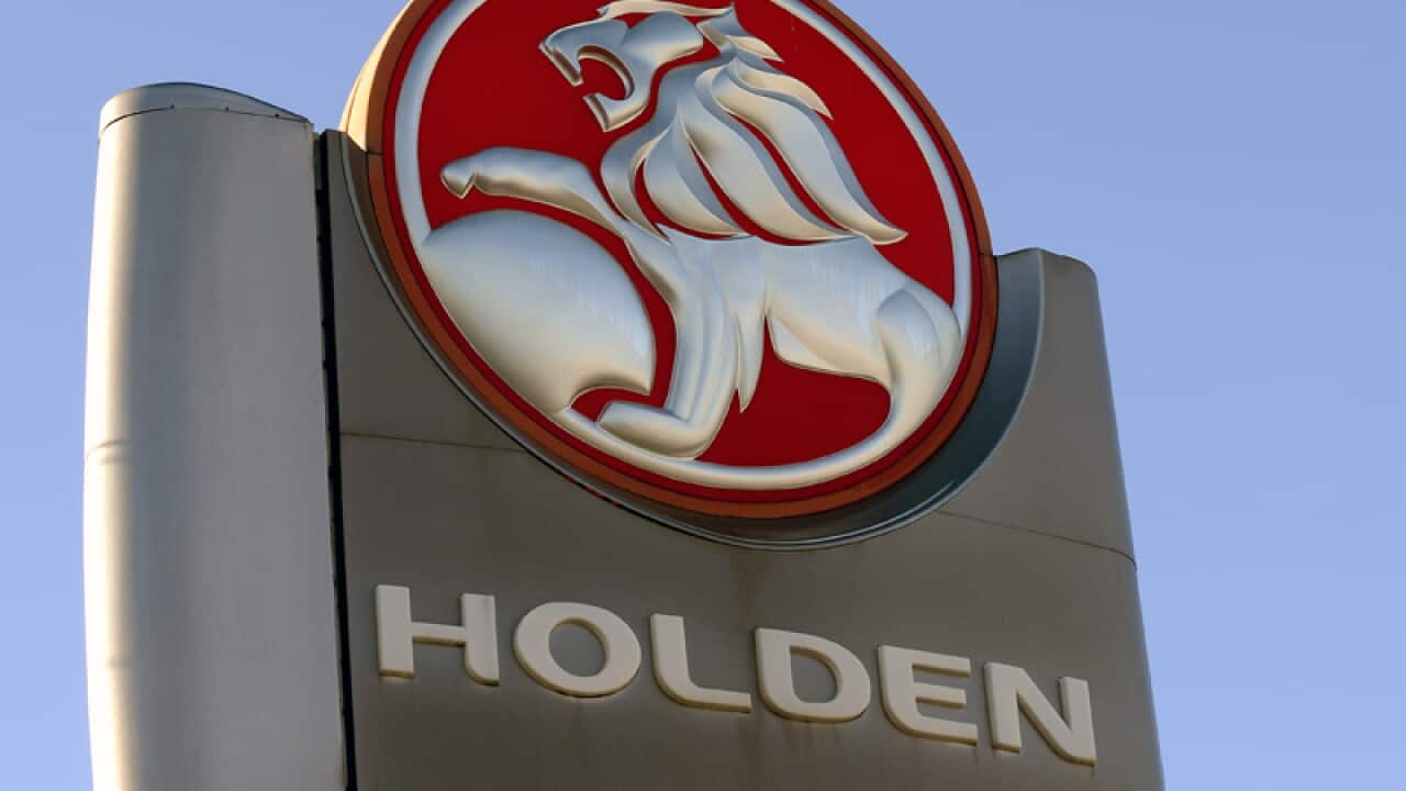 Signage at a Holden dealership