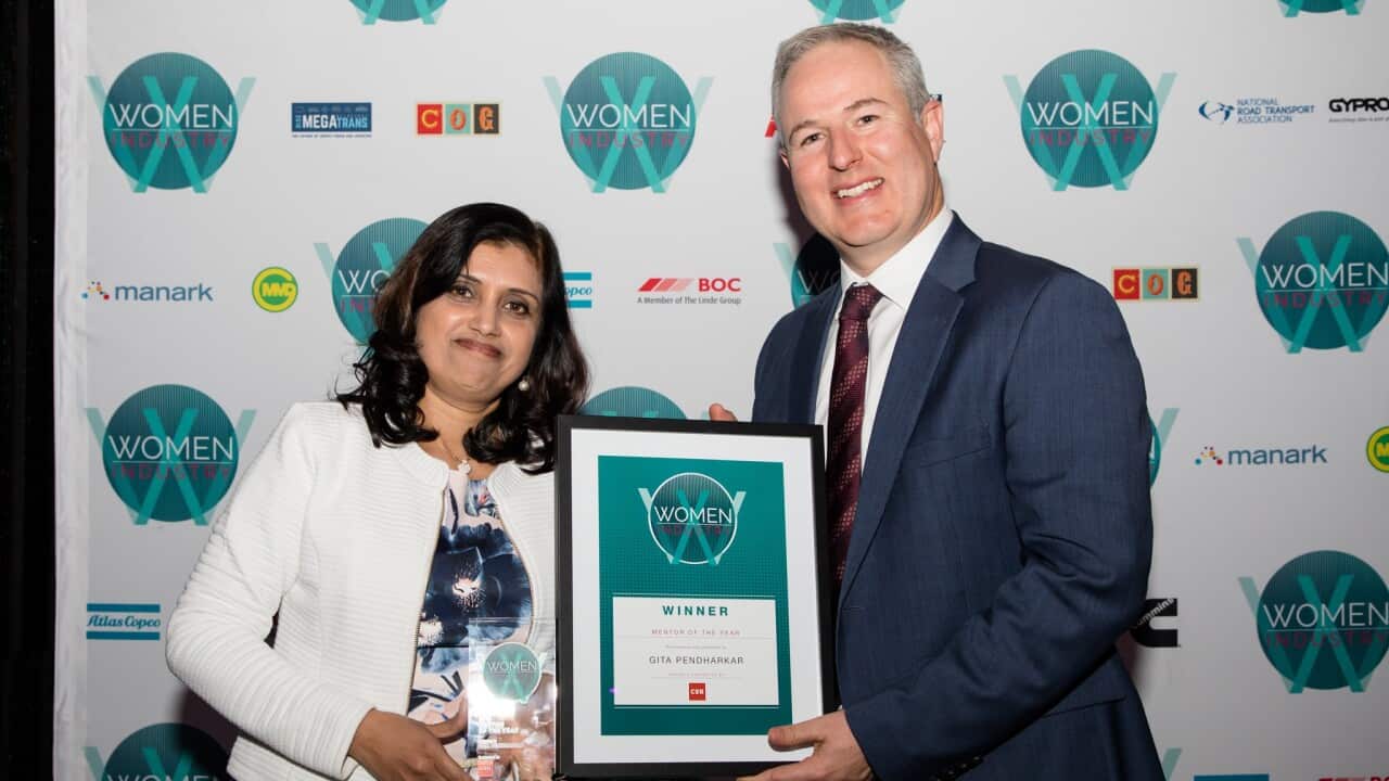 Dr Gita Pendharkar wins 'Mentor of the Year' at Women in Industry Awards 2018