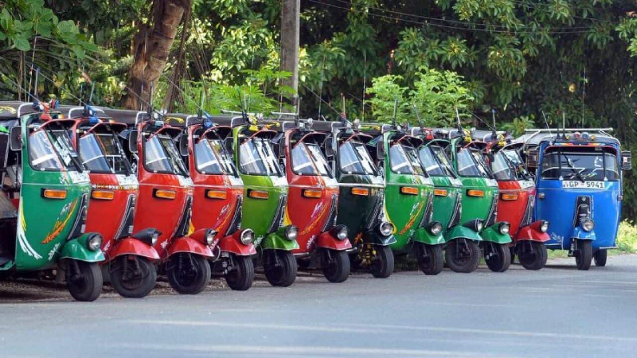Three Wheel drivers' society challenged SL Government in May Day.
