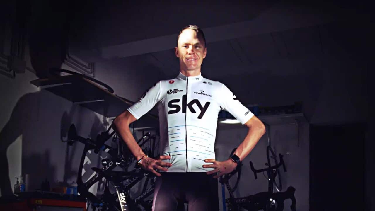 Sky has unveiled a new jersey for the Tour de France