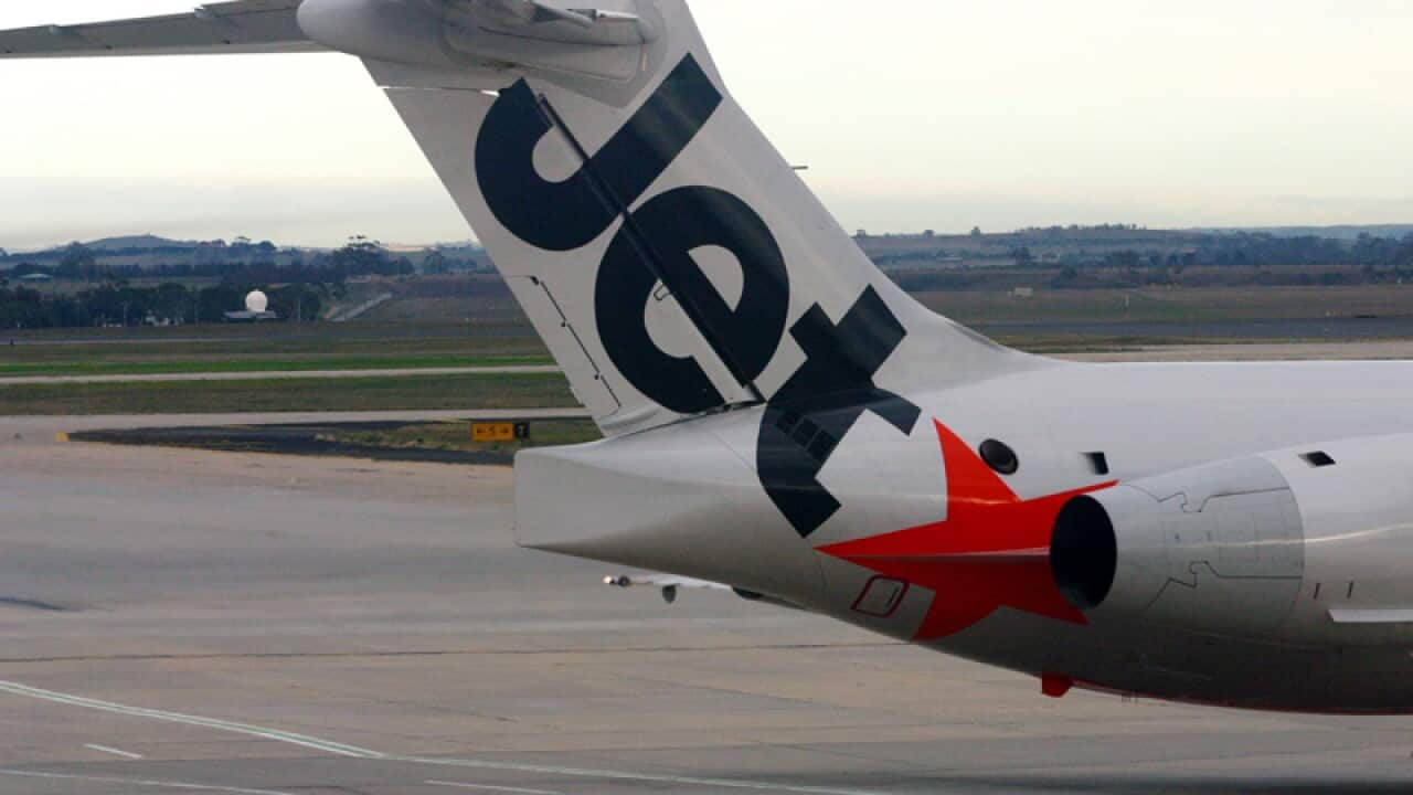 A Jetstar flight