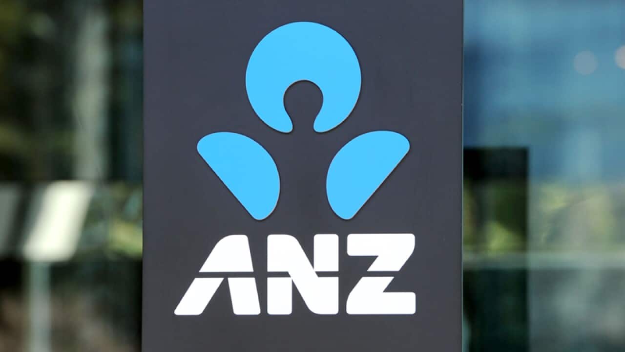 An ANZ sign