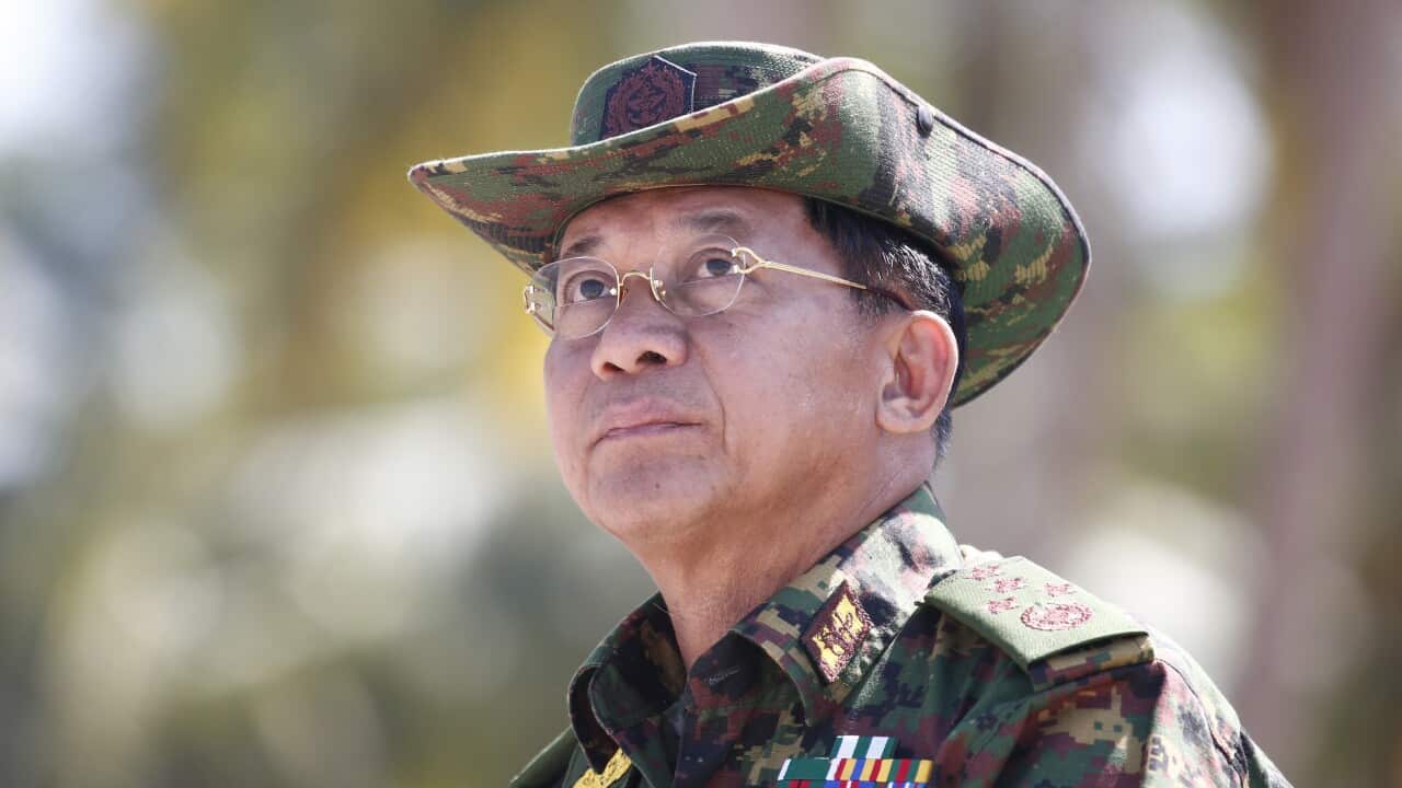 Myanmar's military Commander-in-Chief, Senior General Min Aung Hlaing.