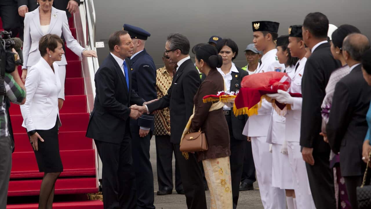 Tony Abbott arrives in Jakarta - Getty Image.jpg