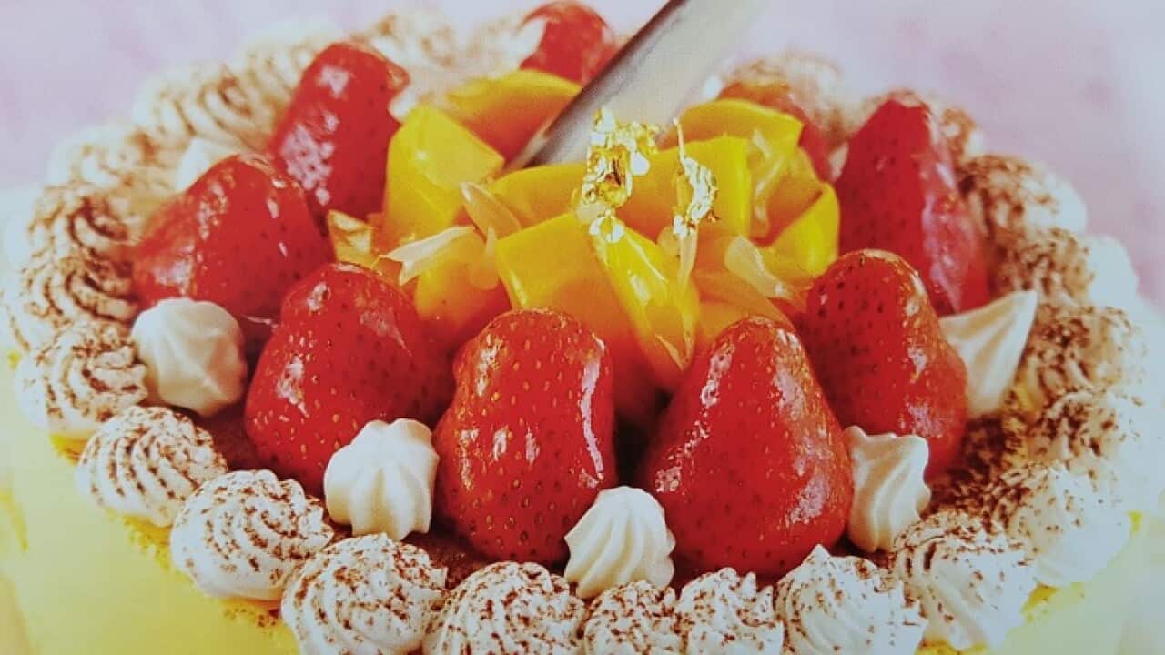 Yangzhi nectar pudding cake