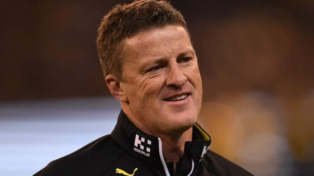 Coach of the Tigers Damien Hardwick.