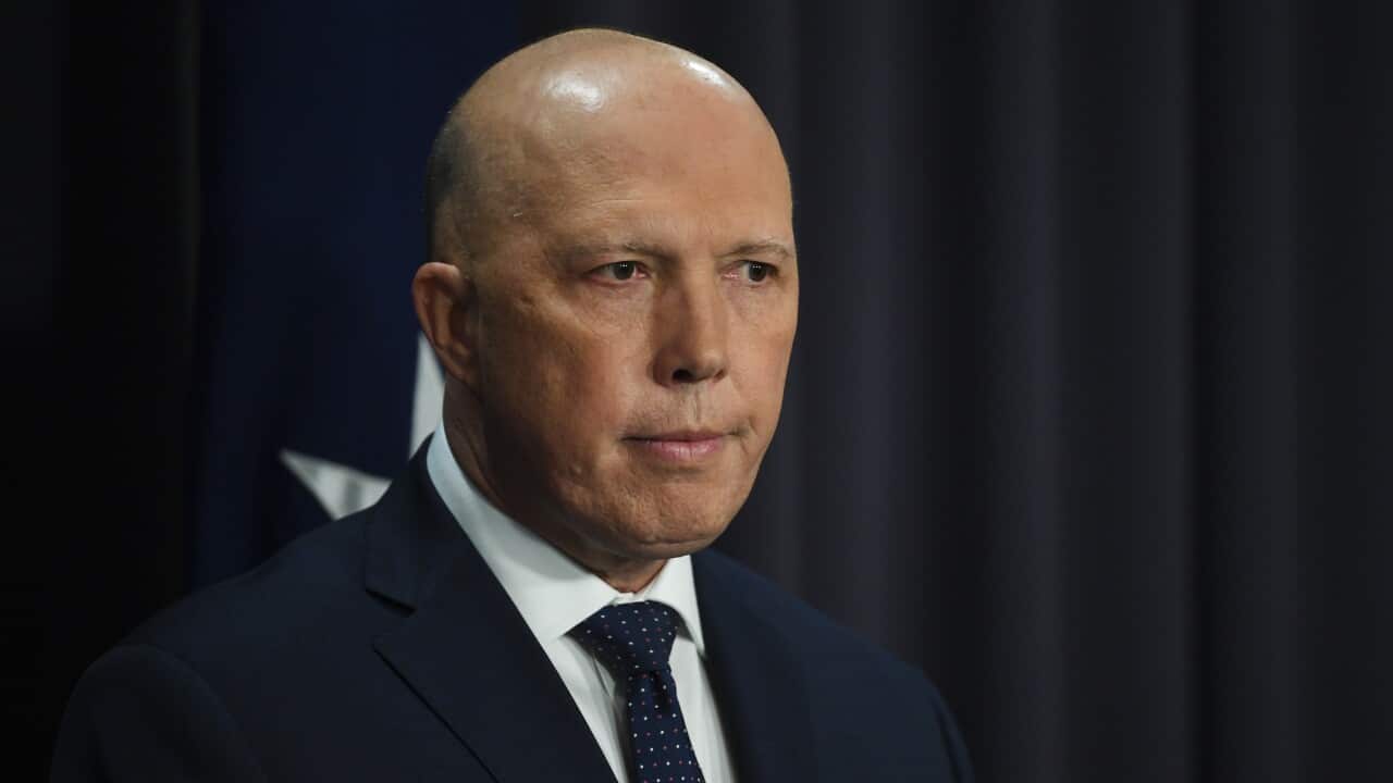 Home Affairs Minister Peter Dutton.