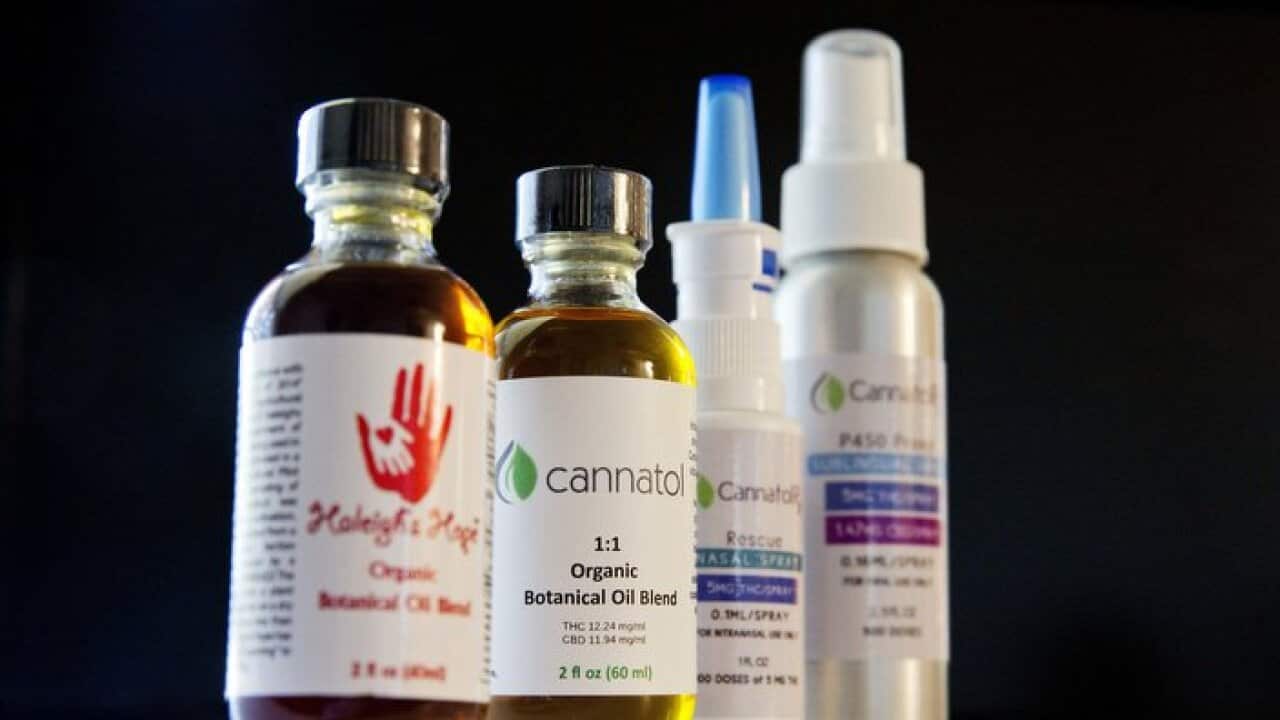 Various cannabis oil products