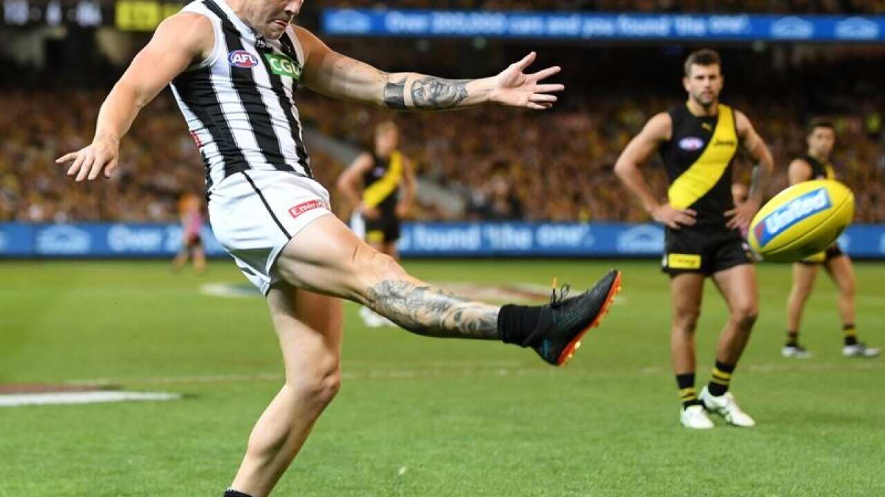 Collingwood star Jordan de Goey