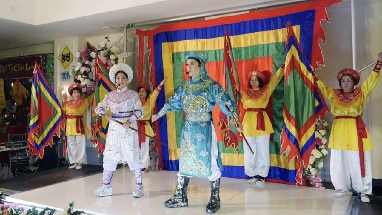 Nghệ sĩ Lê Trí và Ái Thanh.jpg