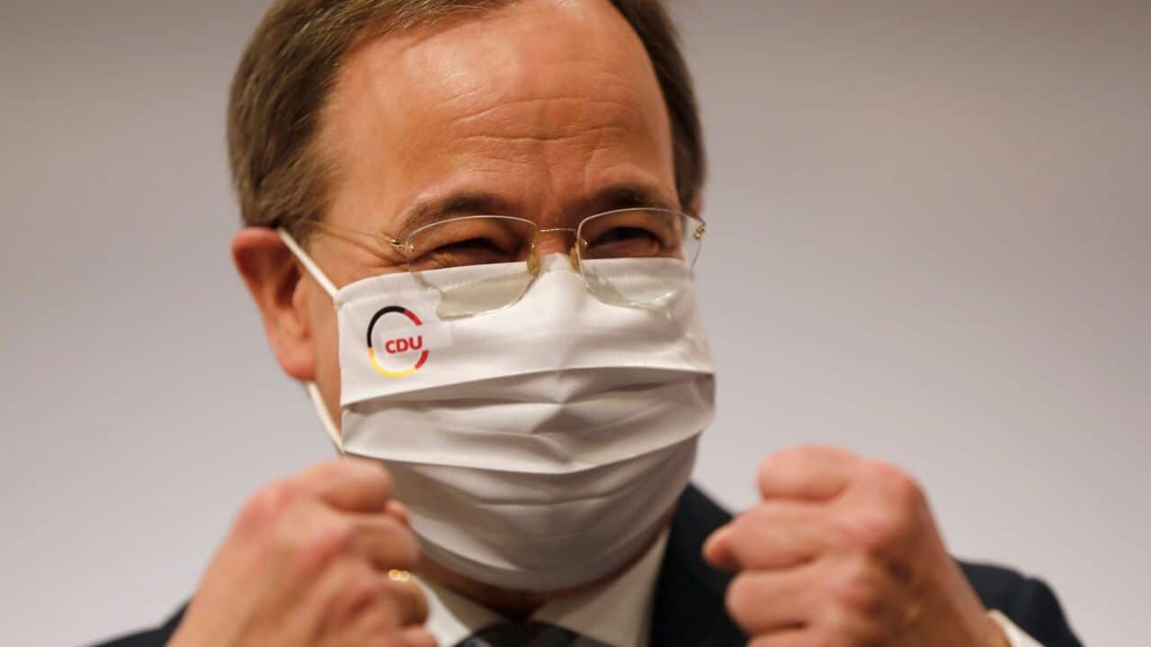 Angela Merkel's conservative CDU party picked her ally Armin Laschet as its next leader on Saturday.