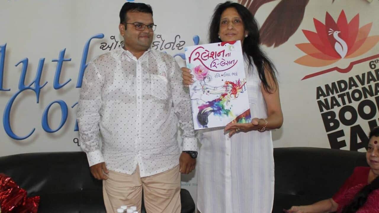 Author Ravi Ila Bhatt with Kajal Oza Vaidya (2).jpg