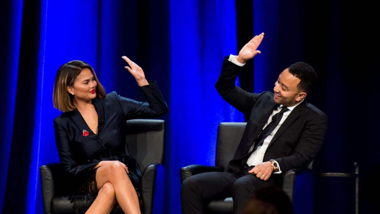 Chrissy Teigen and John Legend