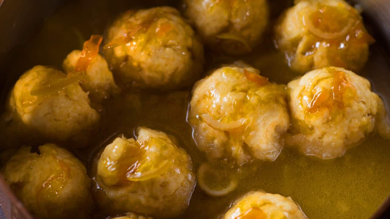 Marmalade and honey dumplings