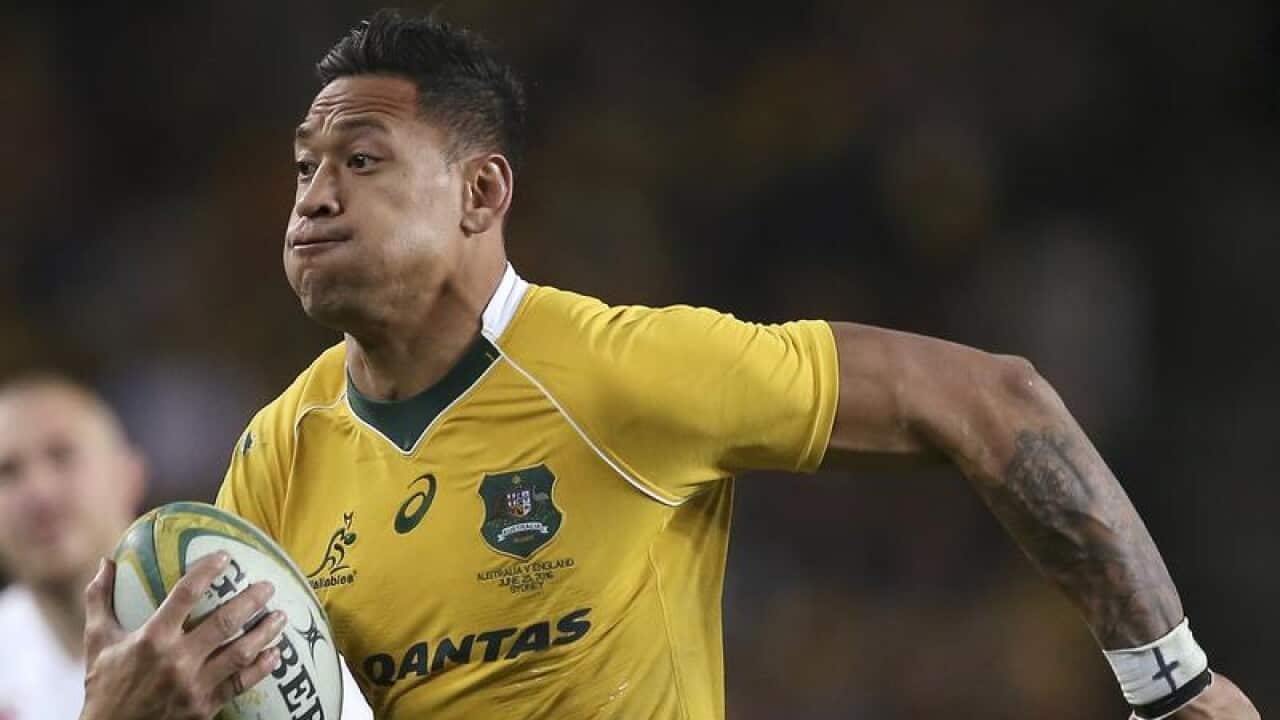 Israel Folau posted a series of social media posts detailing the supposed fate of homosexuals.