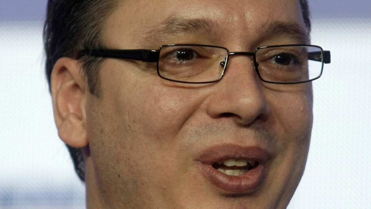 New Serbian prime minister Aleksandar Vucic