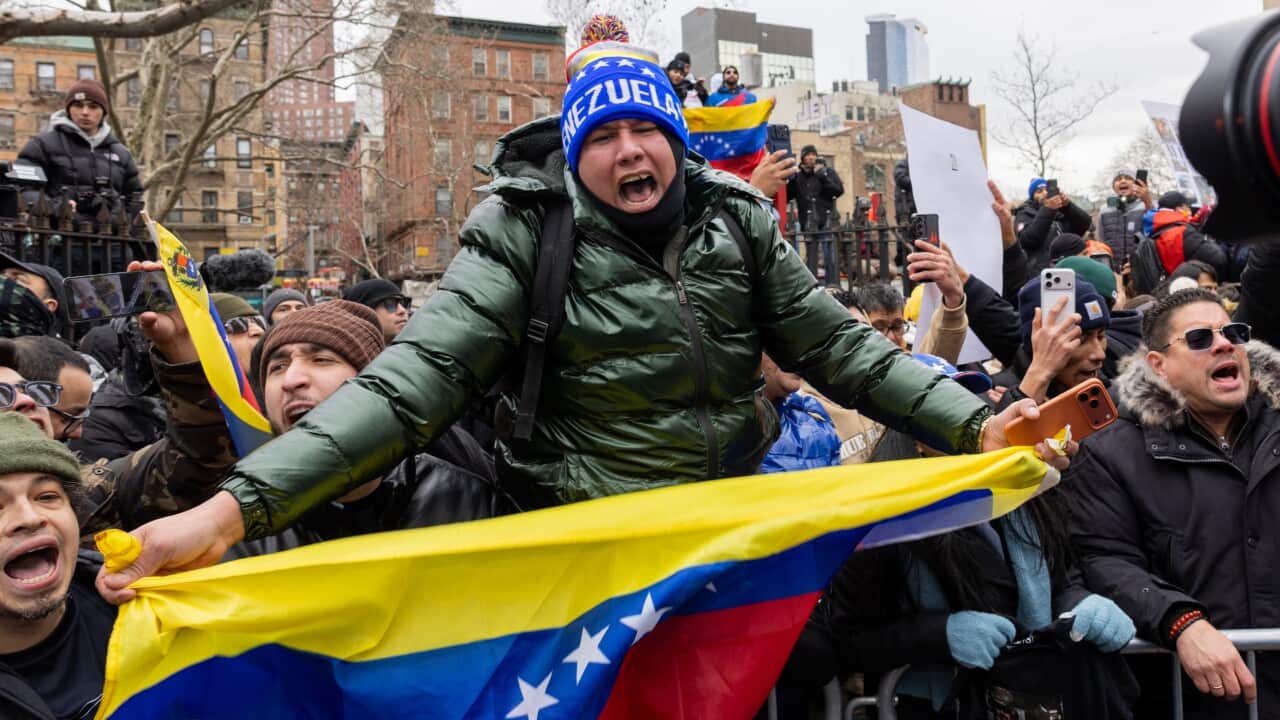 Madurao protests in NYC - 4 Jan 2026