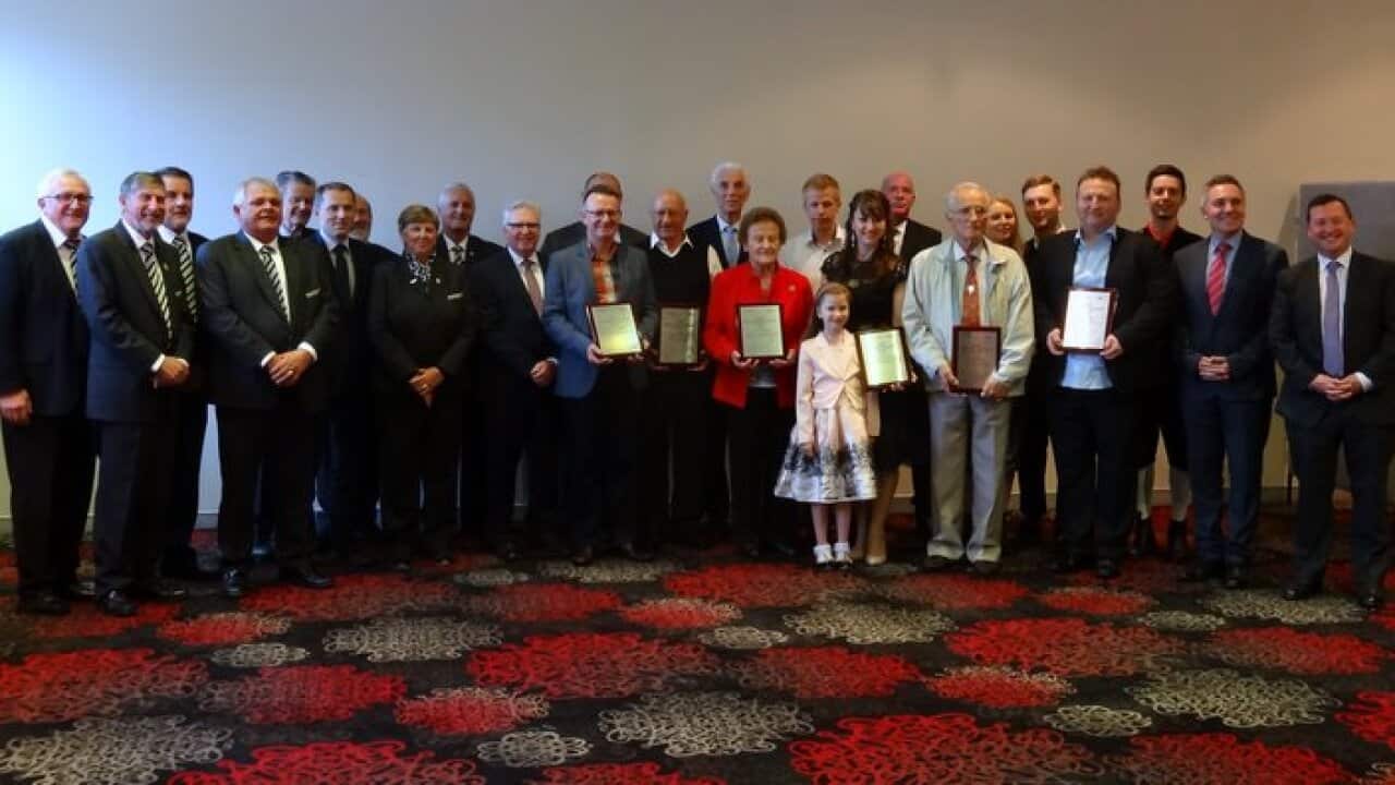 Slovenian of the Year award winners with community leaders and special guests