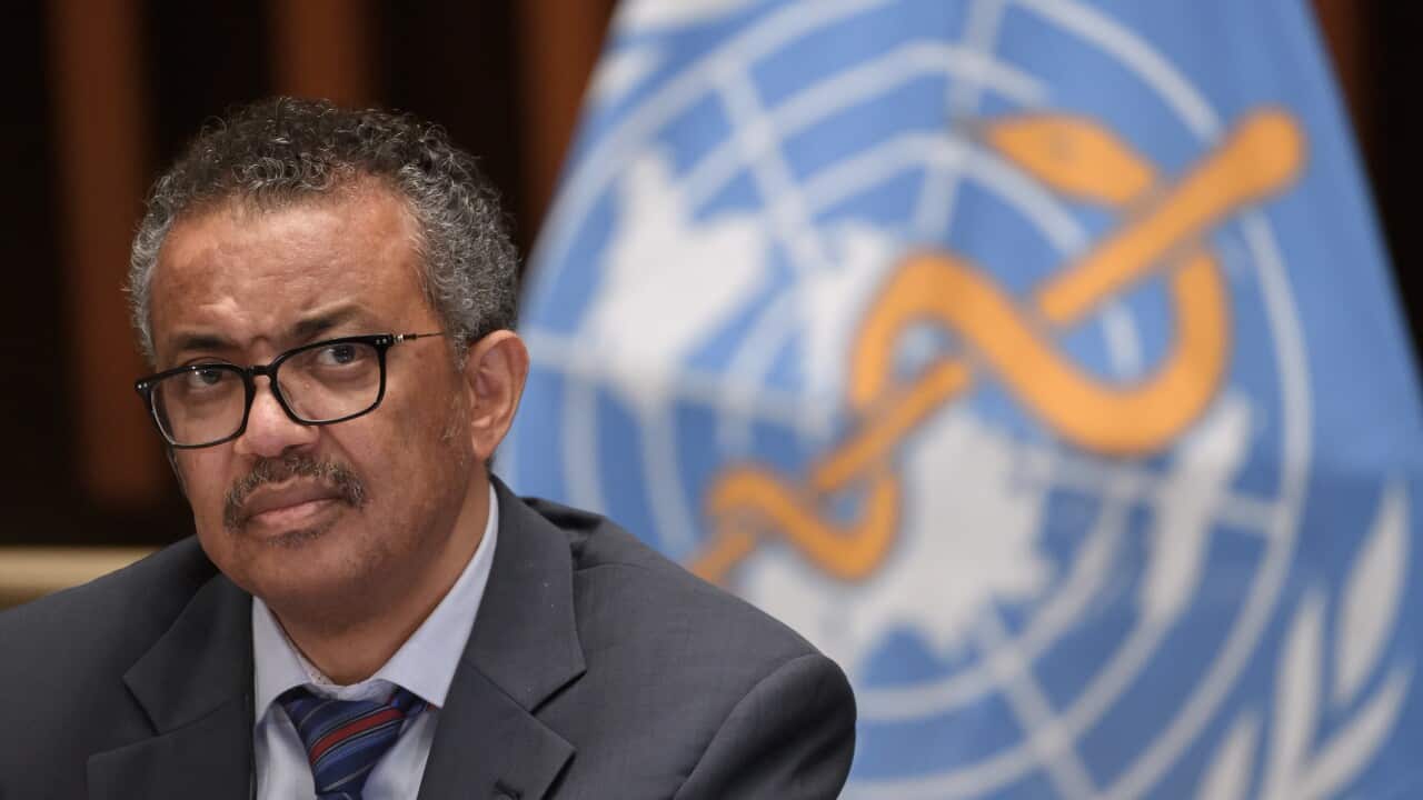 World Health Organisation Director-General Tedros Adhanom Ghebreyesus.